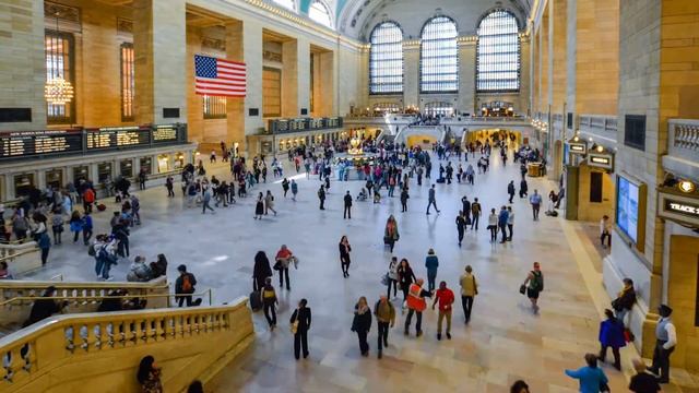 TIMELAPSE GRAND CENTRAL STATION NEW-YORK - USA 2017 смотреть онлайн