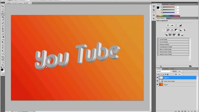 Photoshop Cs4 illustratot cs4 TUT 3D font [HDPC] смотреть онлайн