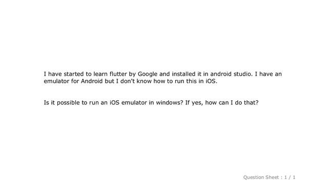 Android : Flutter: iOS Emulator for Windows смотреть онлайн