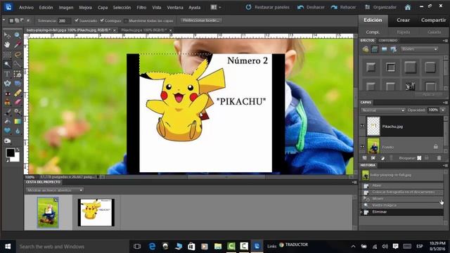 Curso de Photoshop Elements 10 Desde Cero. Remover Background. Pokémon Montaje. (Clase 1) смотреть онлайн