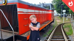 ДЖД Детская железная дорога Минск /в кабине машиниста / Узкоколейка