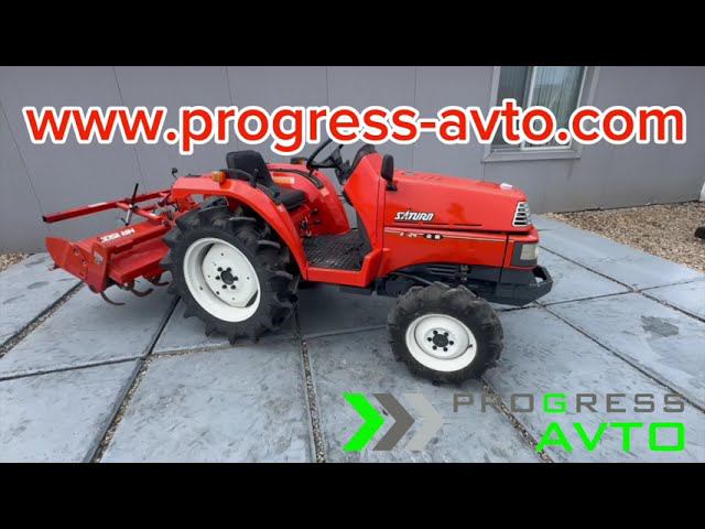 Обзор KUBOTA SATURN японского трактора мощностью 24 л.с. с ПСМ смотреть онлайн