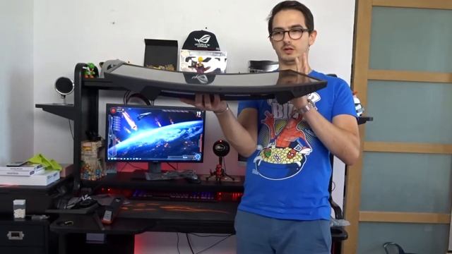 Test et Unbox Ecran MSI OPTIX G27C (vs ASUS MG248Q) смотреть онлайн