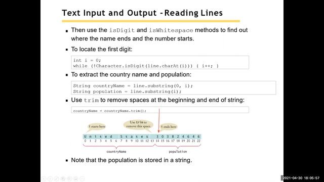 Big Java Chapter 11 part 1 Input/output смотреть онлайн
