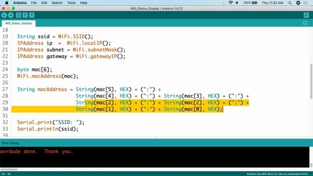 Arduino Uno with WiFi - Read Network Configuration Settings смотреть онлайн