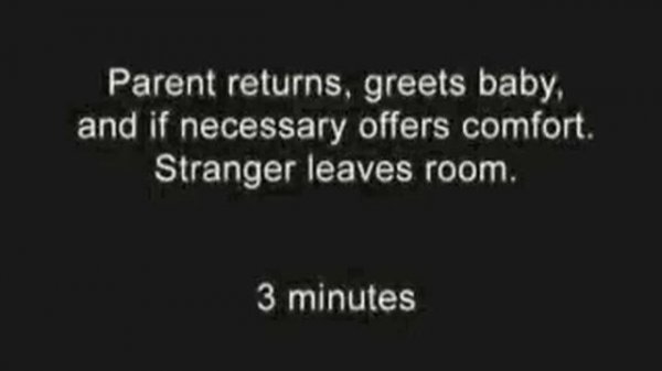 The Strange Situation and Attachment