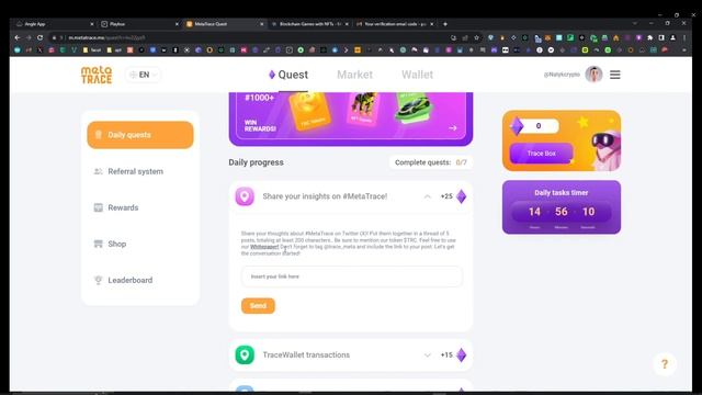 Meta Trace 100$ БЕЗ ВЛОЖЕНИЙ в игре Meta Trace| Игры без вложений смотреть онлайн