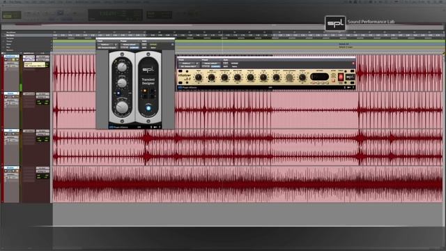SPL Transient Designer Vitalizer Drum Mix Tutorial смотреть онлайн
