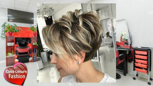 Женские короткие стрижки 40+50+60+ смотреть онлайн