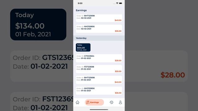Food Ordering App UI in React Native | Delivery Boy App смотреть онлайн