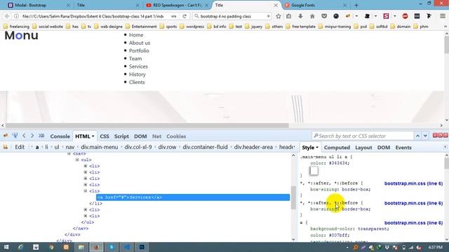 PSD to HTML5 With Bootstrap 4 Class #14 | Bangla Tutorial 2018 | Salim Rana смотреть онлайн