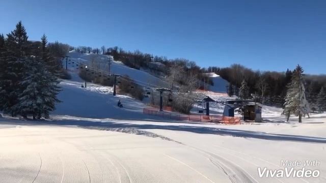 Winkler.Canada Винклер.Канада.Катаемся на лыжах. Ноябрь 2018