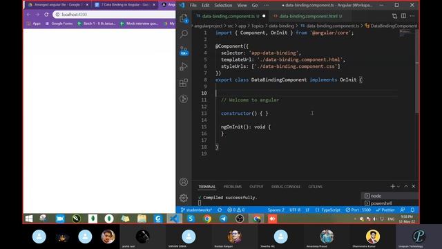 Day 7 Data Binding (one way) Part 1 смотреть онлайн