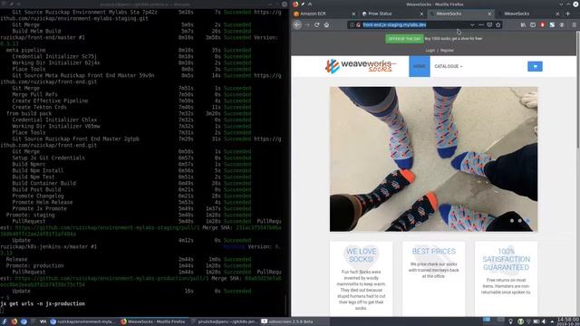 Jenkins X and Sock Shop application deployment / development смотреть онлайн