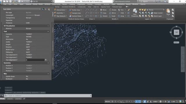 Civil 3D | 1.1 CÁCH LẤY CAO ĐỘ CHO CÁC TEXT SỐ - SURFACE смотреть онлайн