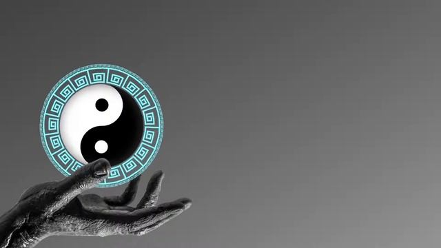 Yin Yang Animation - Free HD Stock Footage - No Copyright - Hand Symbol Design смотреть онлайн