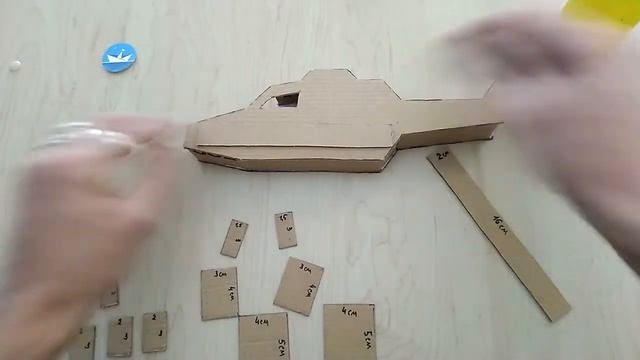 Вертолёт из картона/Helicopter made of cardboard/DIY смотреть онлайн