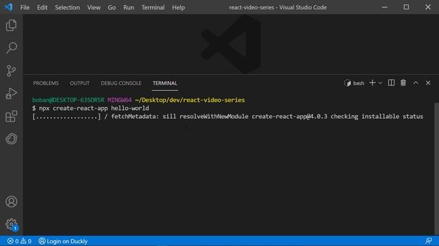 React Hello World App #1 React Course смотреть онлайн