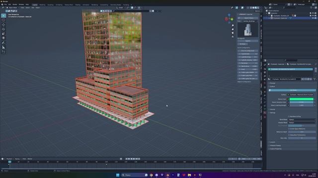 ГЕНЕРАЦИЯ ЗДАНИЙ НА ПАРУ МИНУТ. BLENDER смотреть онлайн