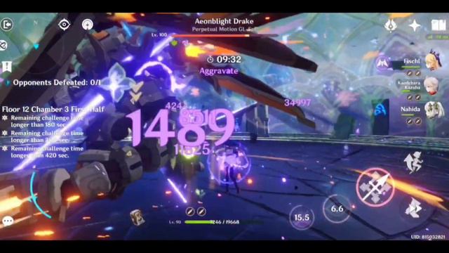 C0 Raiden Nahida Aggravate & C4 Heizou National - 3.2 Abyss Floor 12 Fullstar | Genshin Impact смотреть онлайн