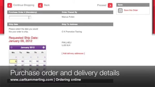 CKI Website Catalogue Ordering смотреть онлайн