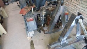 Плуг для минитрактора своими руками  поломал навеску на испытаниях плуга