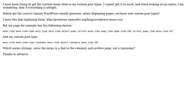 Wordpress: Correct classes for WordPress menu items смотреть онлайн