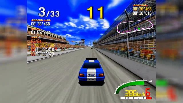 Indy 500 - Pace car (Sega) Model 2 Emulator смотреть онлайн