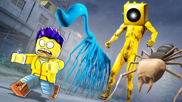 ГИГАНТСКИЕ МОНСТРЫ ТРЕВОРА ХЕНДЕРСОНА ГОНЯТСЯ ЗА НАМИ! ОПАСНЫЕ SCP ПРОТИВ ЛЮДЕЙ! БЕЗУМИЕ В ROBLOX