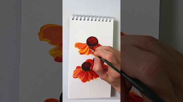 Цветы гуашью смотреть онлайн