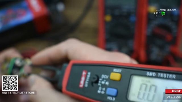UNI-T UT116A UT116C SMD Tester смотреть онлайн