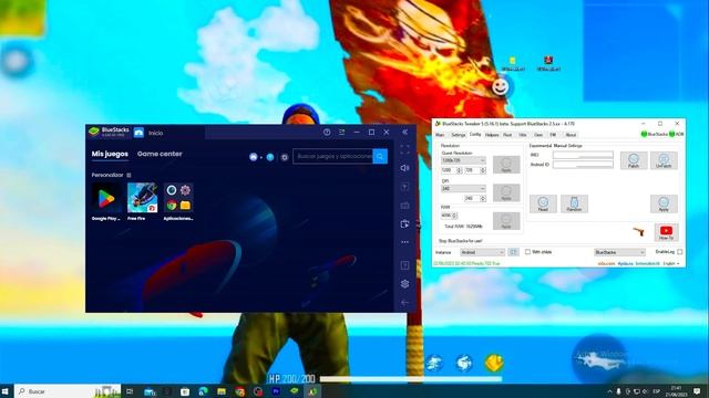 COMO MODIFICAR Y AUMENTAR MÁS DPI EN EL EMULADOR BLUESTACKS Y MSI PLAYER PARA FREE FIRE ✅ смотреть онлайн
