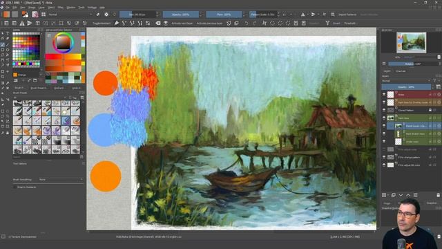 Create Impressionism In Krita With New Brushes In 2021