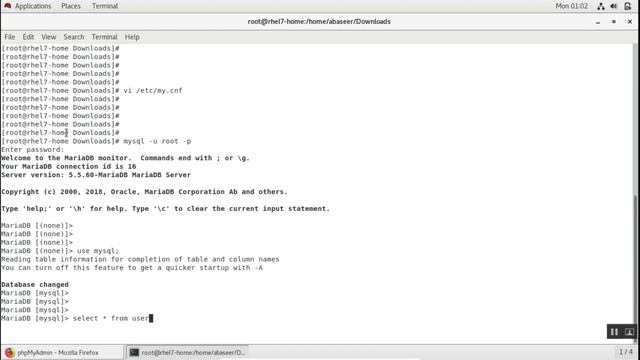 How to Install phpMyAdmin on RHEL7 смотреть онлайн