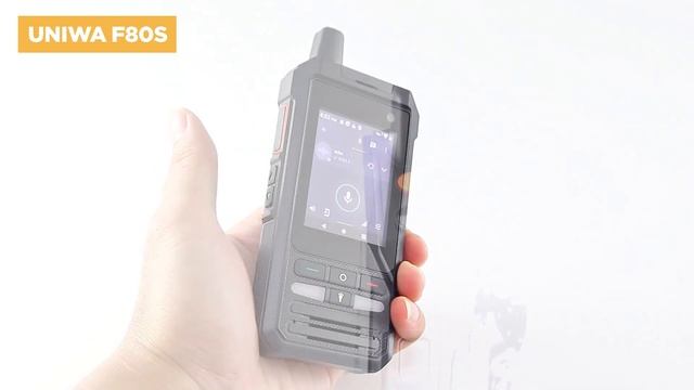 UNIWA F80S Android Zello Realptt 4G Walkie Talkie PoC Radio 200 km to 3000 mile Long Range смотреть онлайн