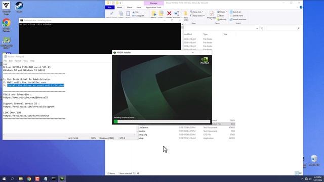 Driver NVIDIA P106-100 Versi 551.23 | VGA Mining for Gaming |@VersusID смотреть онлайн