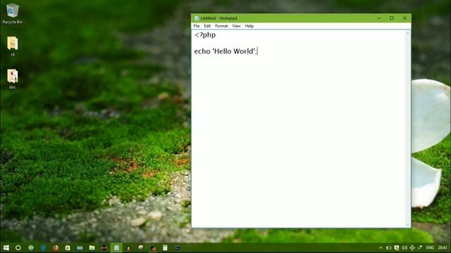 How to create your first PHP project using Wamp Server смотреть онлайн
