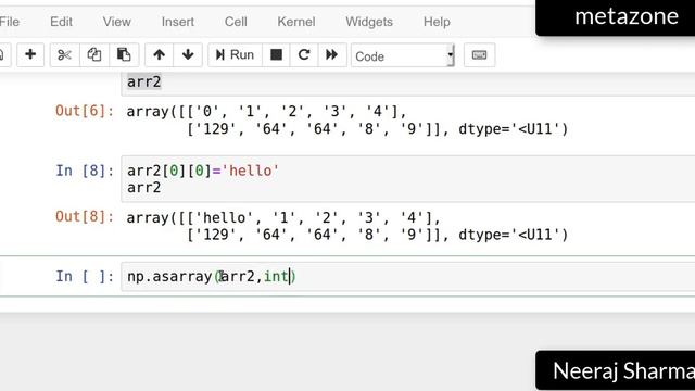 Vid 13: astype() function in numpy python | Neeraj Sharma смотреть онлайн