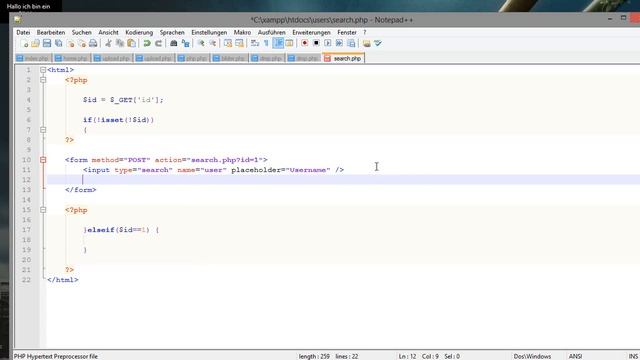Userbereich - User Suche PHP/HTML/CSS #16 [GERMAN/HD] смотреть онлайн