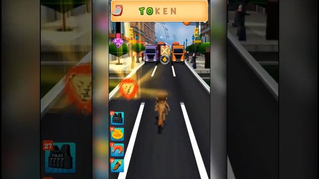 Little Singham 3D Run London Magic Word Gameplay - Token смотреть онлайн