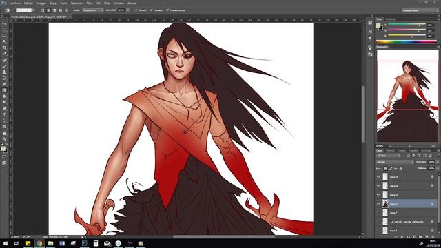 Tutorial SPEED PAINT - Portada de ebook "La Canción Secreta del Mundo" (ESP audio | ENG/ESP subs) смотреть онлайн