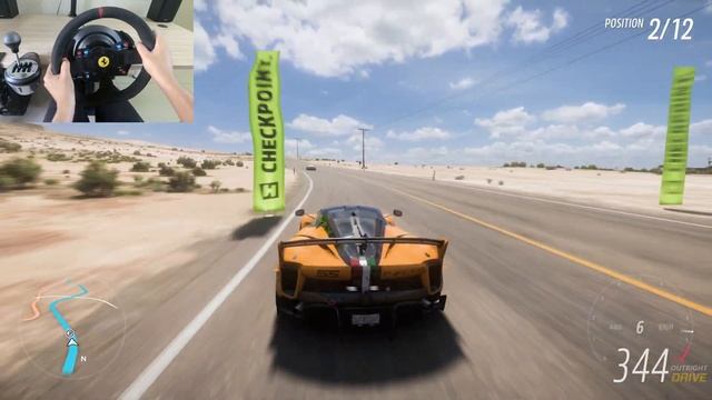 FERRARI FXX-K EVO - Goliath Race | Forza Horizon 5 | Thrustmaster steering wheel gameplay смотреть онлайн