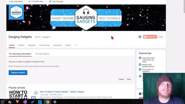 How to Add an Instagram Link to your YouTube Channel смотреть онлайн