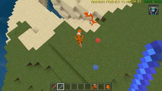 КТО ИЗ РАДУЖНЫХ ДРУЗЕЙ САМЫЙ СИЛЬНЫЙ В МАЙНКРАФТ Роблокс Rainbow Friends Minecraft смотреть онлайн