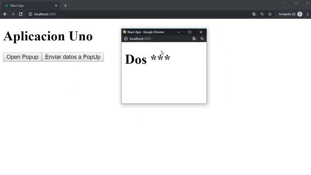Compartir datos entre Dominios y aplicaciones React con window.postMessage() смотреть онлайн