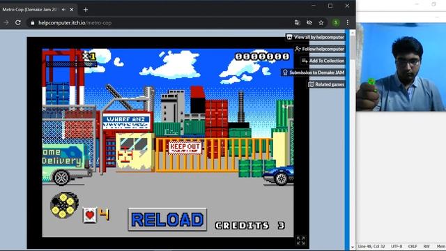 Shooting game Controller using webcam with OpenCV and Pynput | Python 3.8 | Computer Vision смотреть онлайн