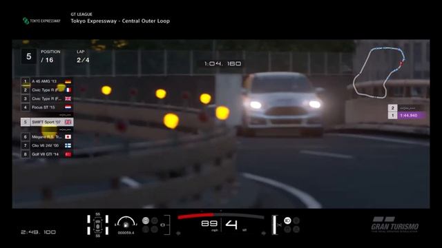 GT Sport - Suzuki Swift Sport CIRCUIT SETUP (N100) смотреть онлайн