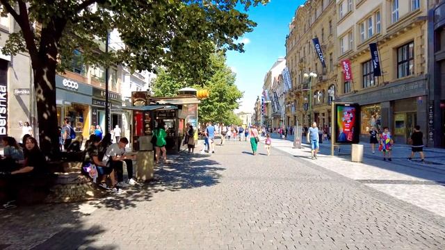 PRAGUE CZECH REPUBLIC, WALKING TOUR, PRAGUE CITY WALK,SQUARE 4K60FPS