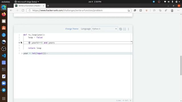 6 : Python Write a Function in Python3 | Hackerrank Python Solutions смотреть онлайн