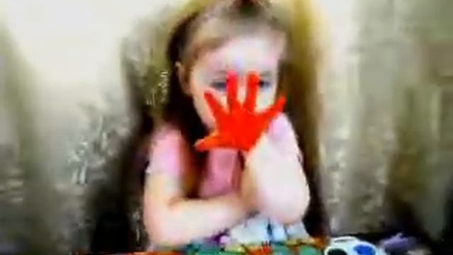 Рисуем ладошками. Снегирь смотреть онлайн